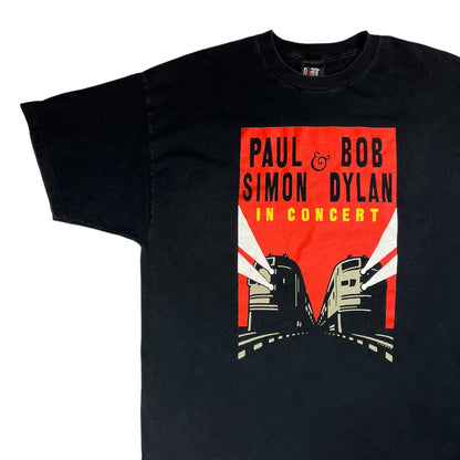 Vintage 1999 GIANT Paul Simon & Bob Dylan tour tee (XXL)