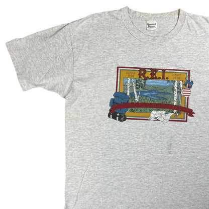 Vintage 90s R.E.I. harborside graphics outdoors tee (XL)