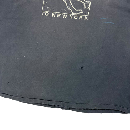 Vintage 90s Welcome to New York Bodybag faded & worn tee (XL)