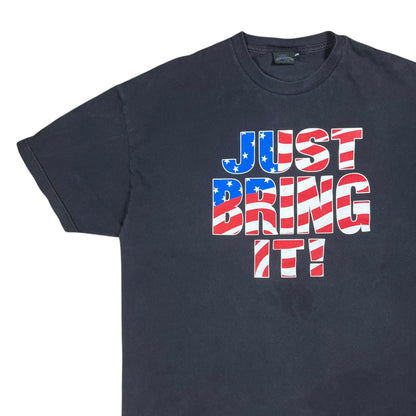 Vintage 2001 WWE The Rock JUST BRING IT! Faded Wrestling tee (XL)