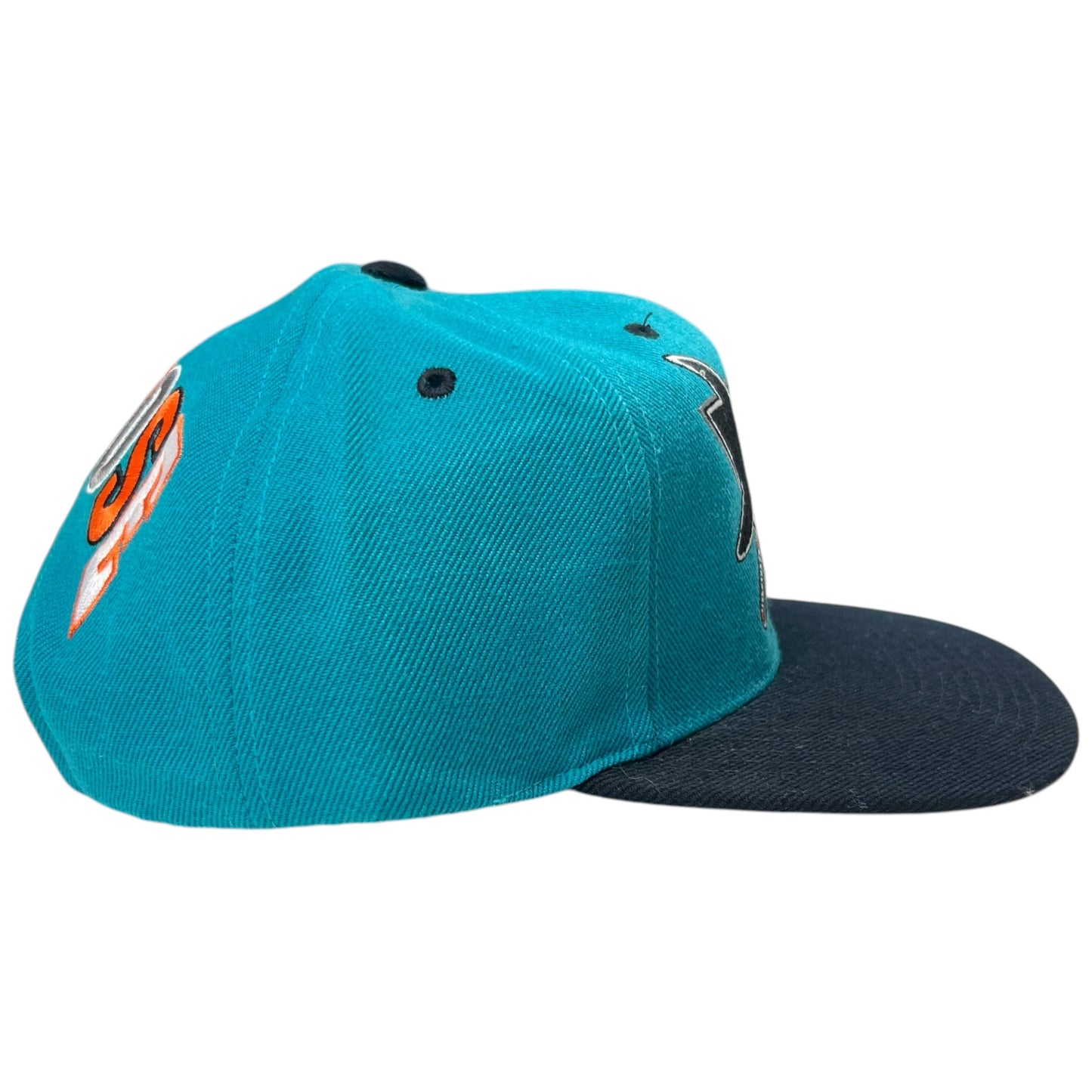 Vintage 90s G Cap San Jose Sharks Block head SnapBack