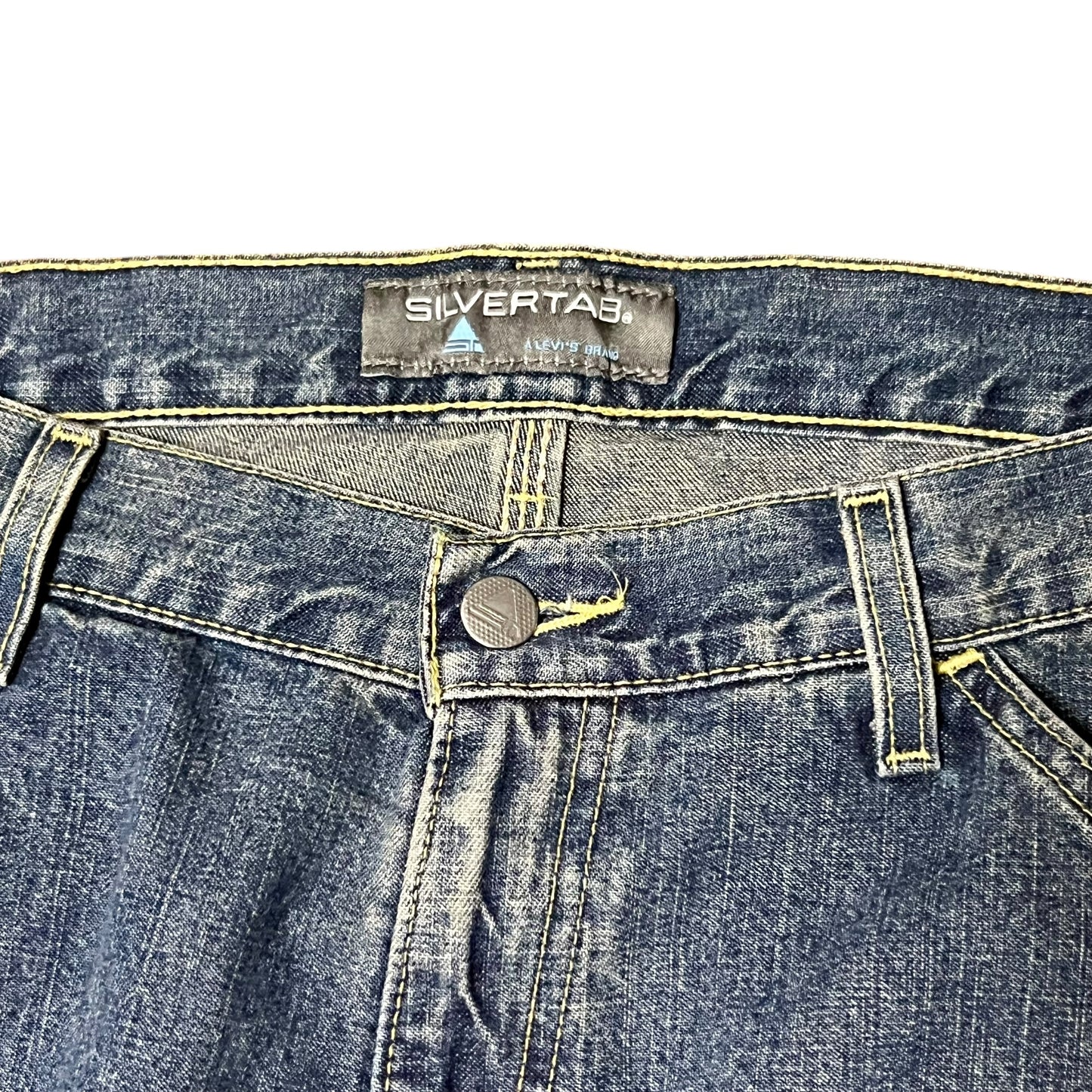 Vintage Y2K Levi’s Silver Tab Baggy cargo denim jeans (34x29)