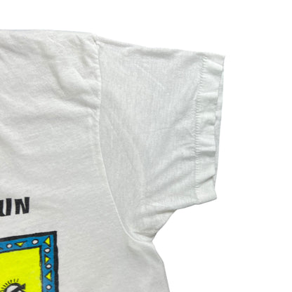 Vintage 1991 Electric Island Run art style tee (L)