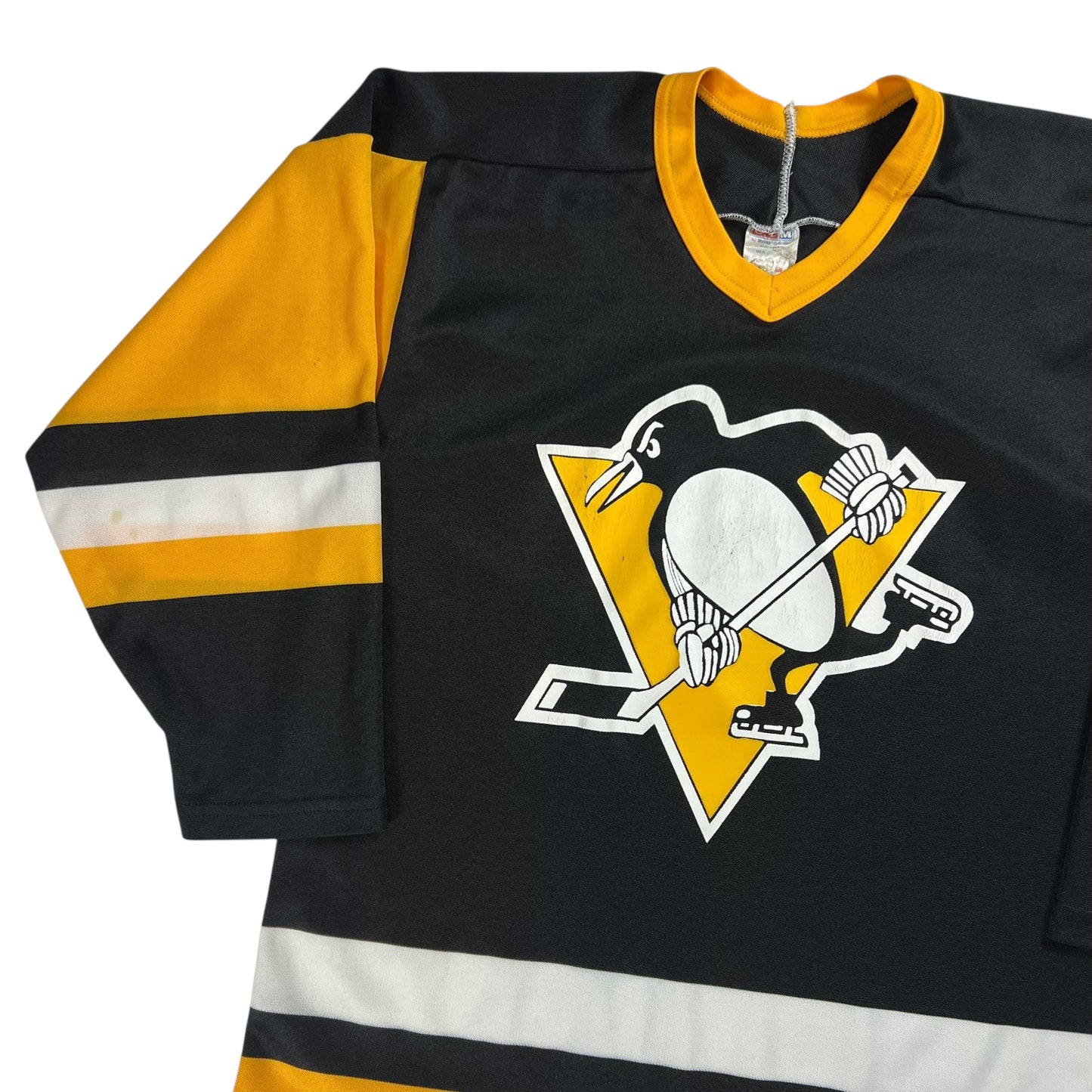 Vintage 90s CCM Pittsburgh Penguins NHL hockey jersey (M)