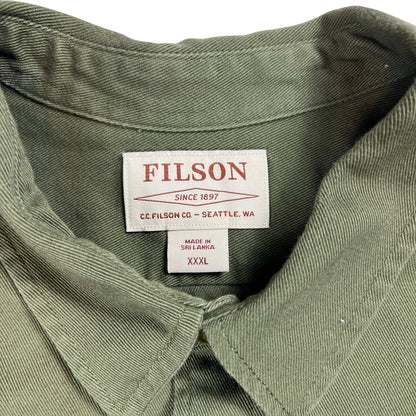 Y2K C.C. Filson Co. Seattle Washington button up shirt (XXXL)