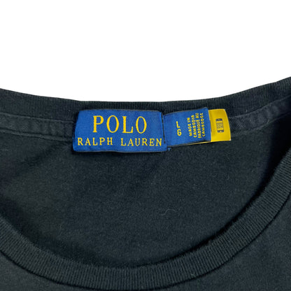 Y2K Polo Ralph Lauren Polo Bear black tee (L)