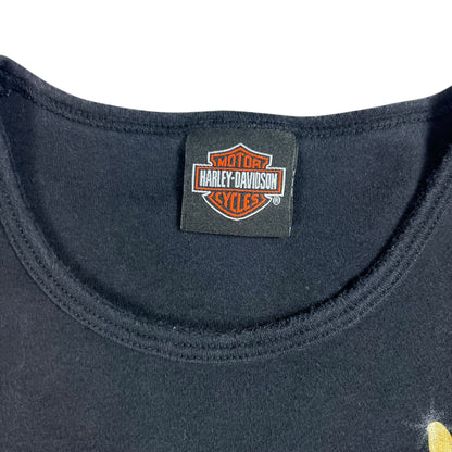 Vintage 2003 Harley Davidson Eagle femme long sleeve shirt (M)