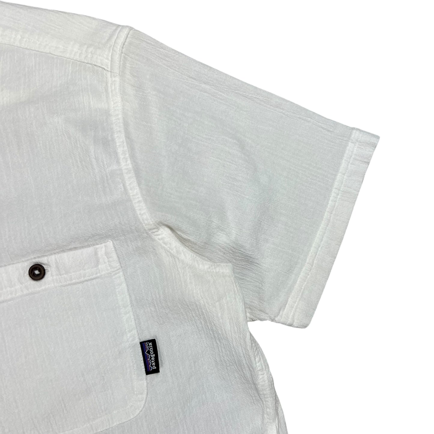 2009 Patagonia organic cotton white button up shirt (M)