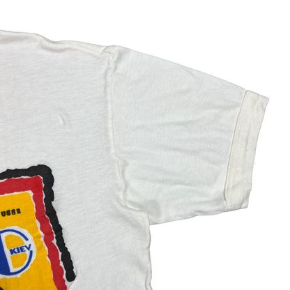 Vintage 1980s A Breakthrough in communications with the USSR DIAAOC Kiev tee (M)