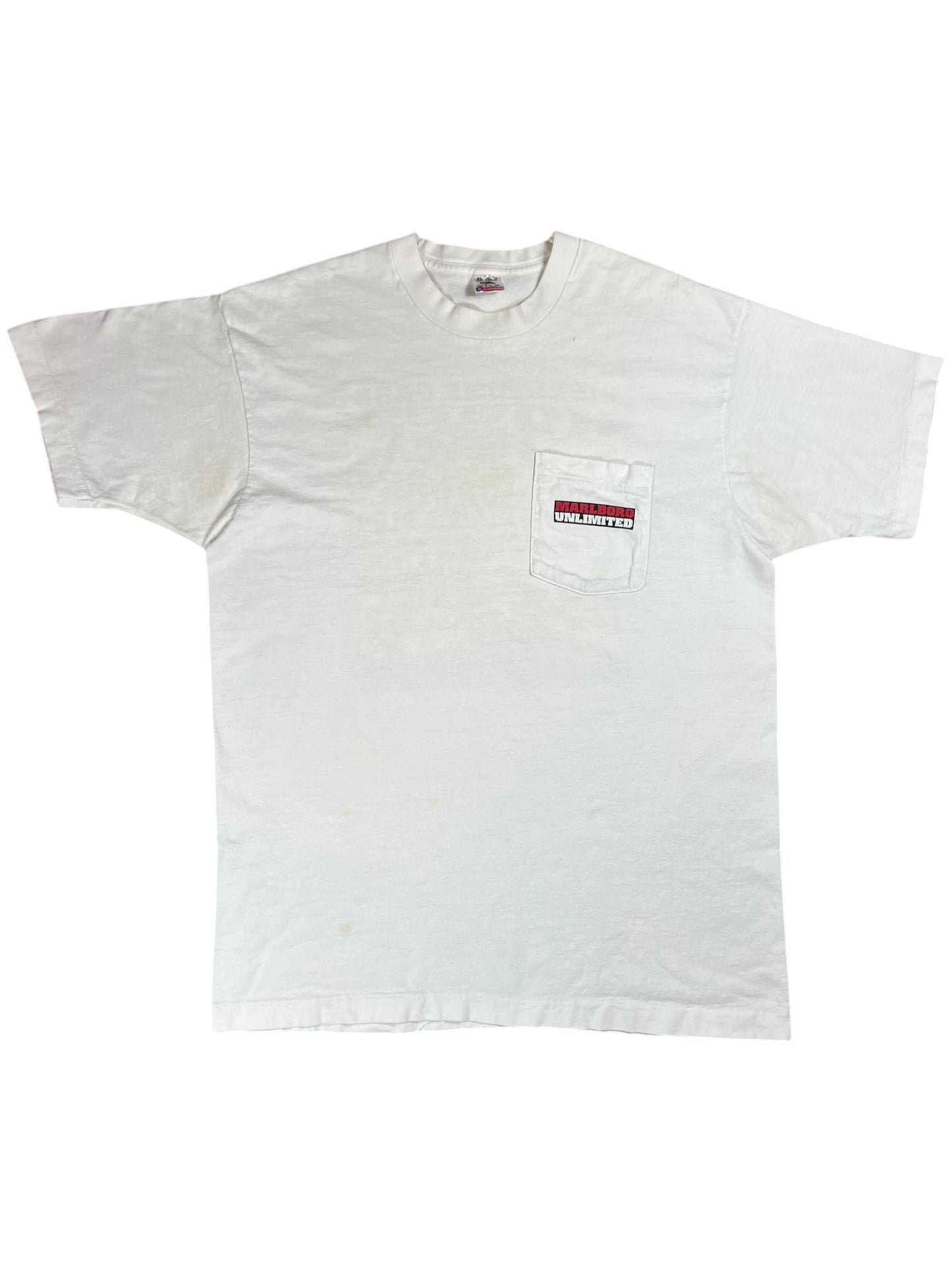 Vintage 90s Marlboro Unlimited Pipestone Pass Pocket tee (XL)