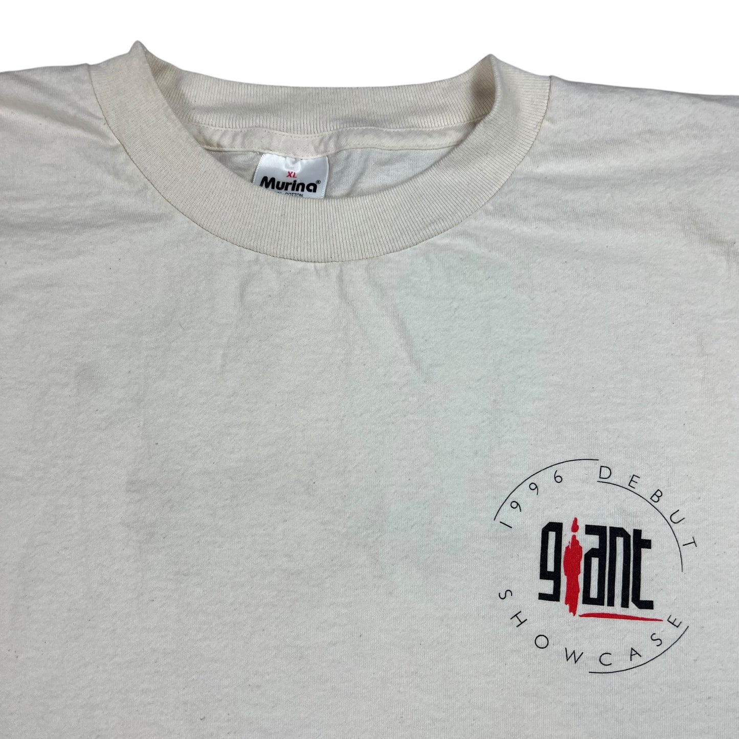 Vintage 1996 Giant Band Merchandising Debut Showcase Regina Canada long sleeve print shirt (XL)