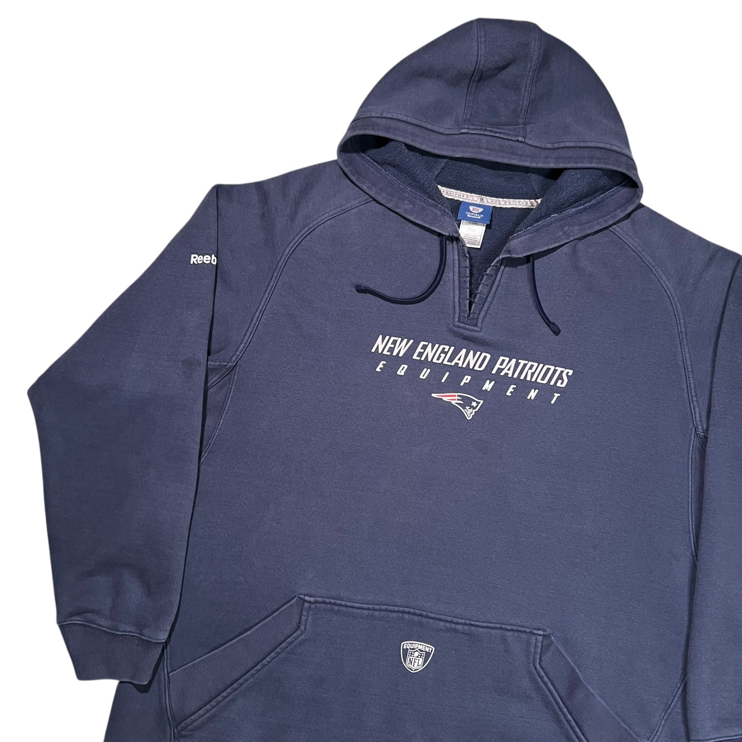 Vintage Reebok New England Patriots Bill Belichick worn hoodie (XXL)