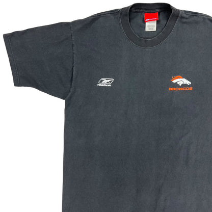 Vintage Y2K Reebok Denver Broncos helmet tee (L)