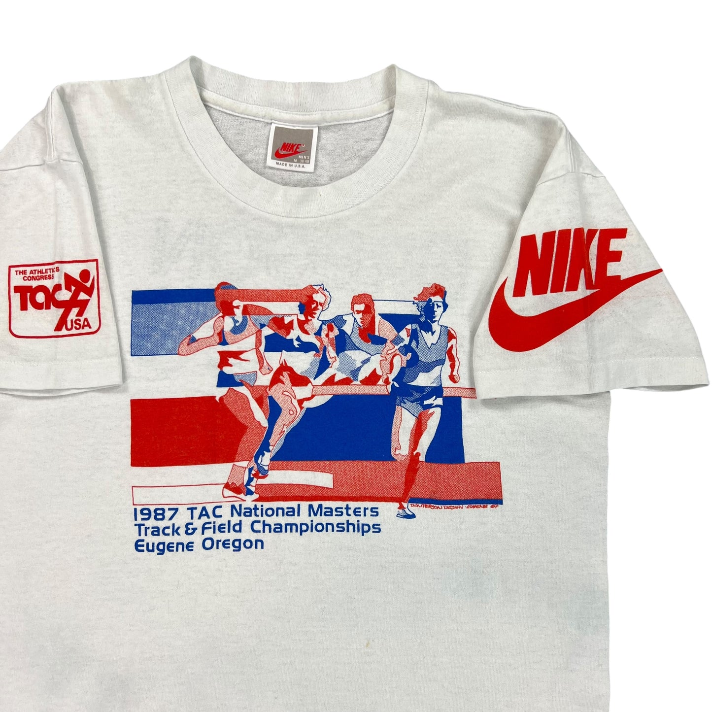 Vintage 1987 Nike Track & Field Eugene Oregons tee (M)