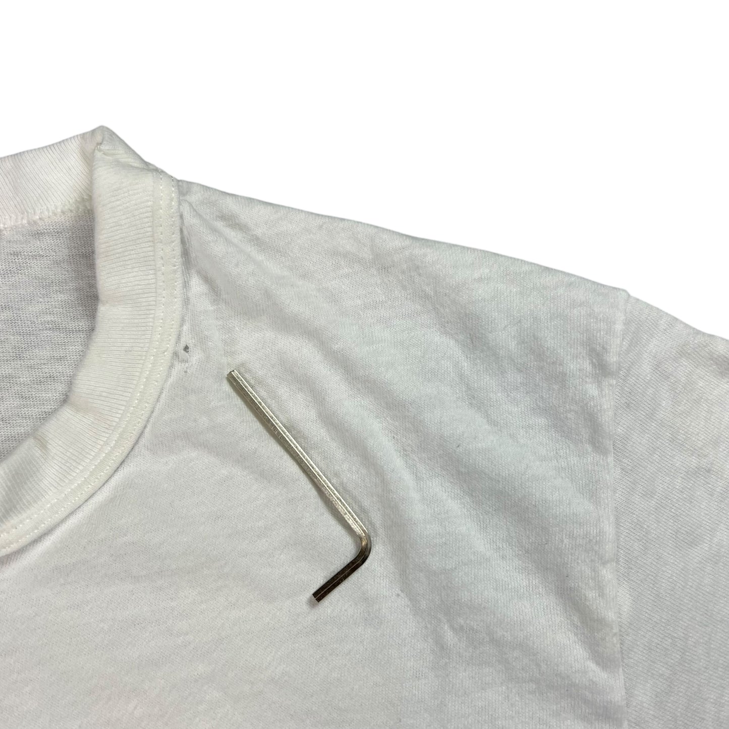 Vintage 1950s Hanes blank white tee (M)