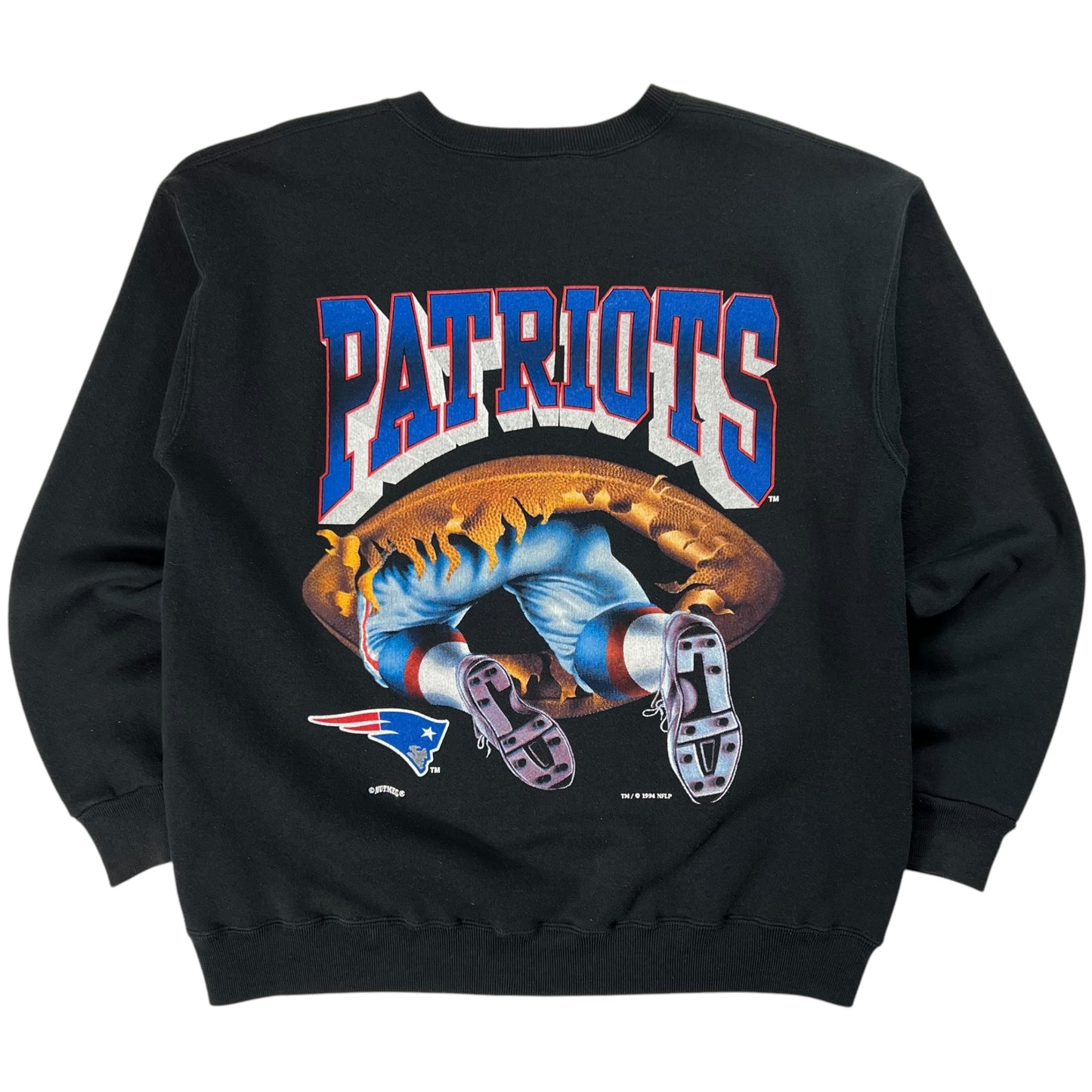 Vintage 1994 Nutmeg New England Patriots break through crewneck (L)