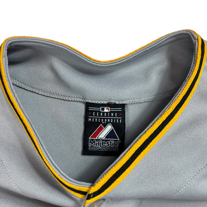 Vintage Y2K Majestic Pittsburgh Pirates grey MLB jersey (M)