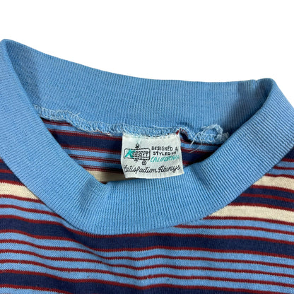 Vintage 1970s KMart striped stripey pocket tee (M)