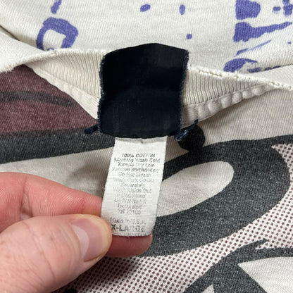 Vintage 1993 Looney Tunes Taz Tasmanian Devil all over print tee (XXL)