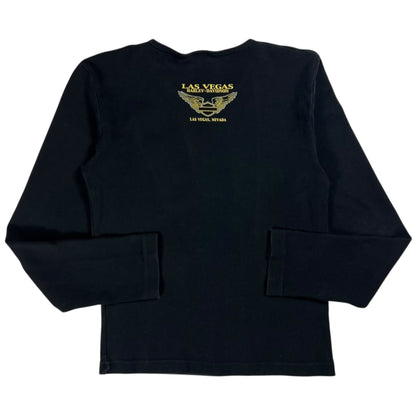 Vintage 2003 Harley Davidson Eagle femme long sleeve shirt (M)