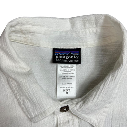 2009 Patagonia organic cotton white button up shirt (M)