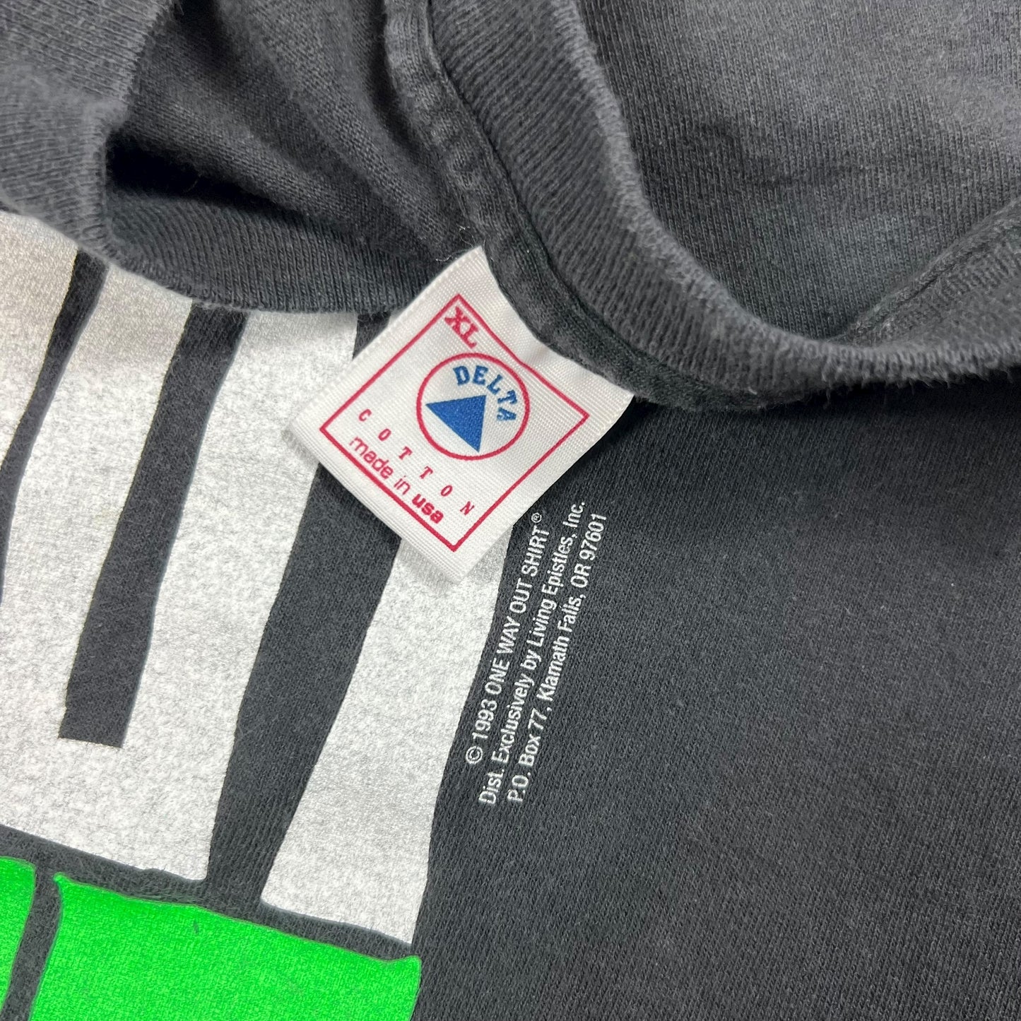 Vintage 1993 God’s Last Name Is Not Dammit Exodus 20:7 Jesus tee (XL)