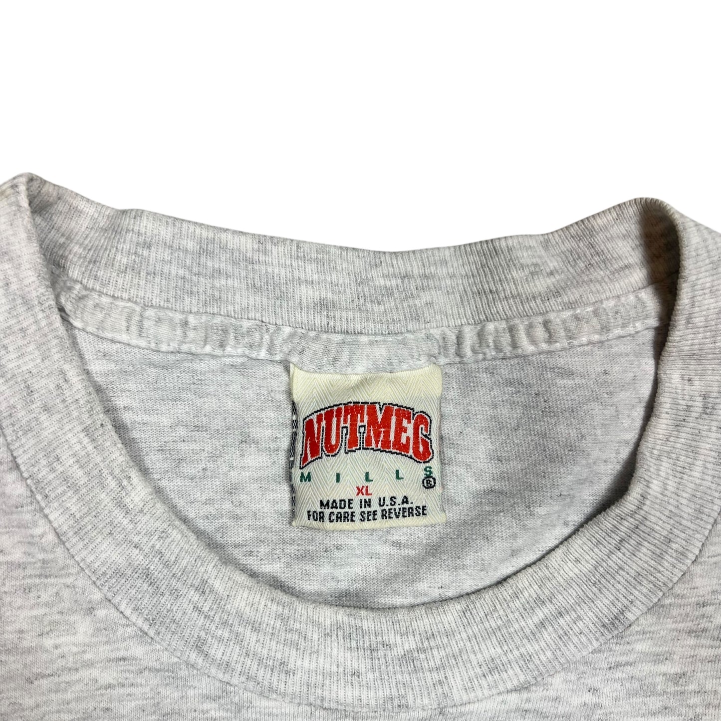 Vintage 1993 Nutmeg New England Patriots Jack Davis Pat Patriot break through tee (XL)