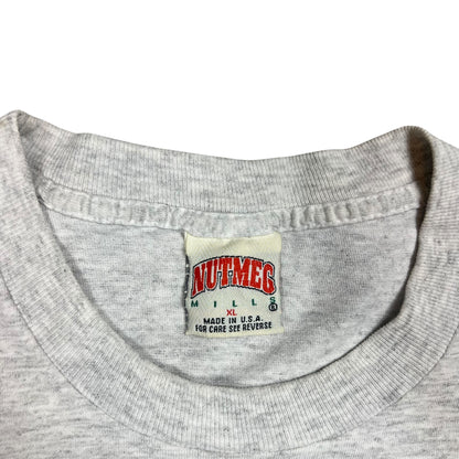 Vintage 1993 Nutmeg New England Patriots Jack Davis Pat Patriot break through tee (XL)