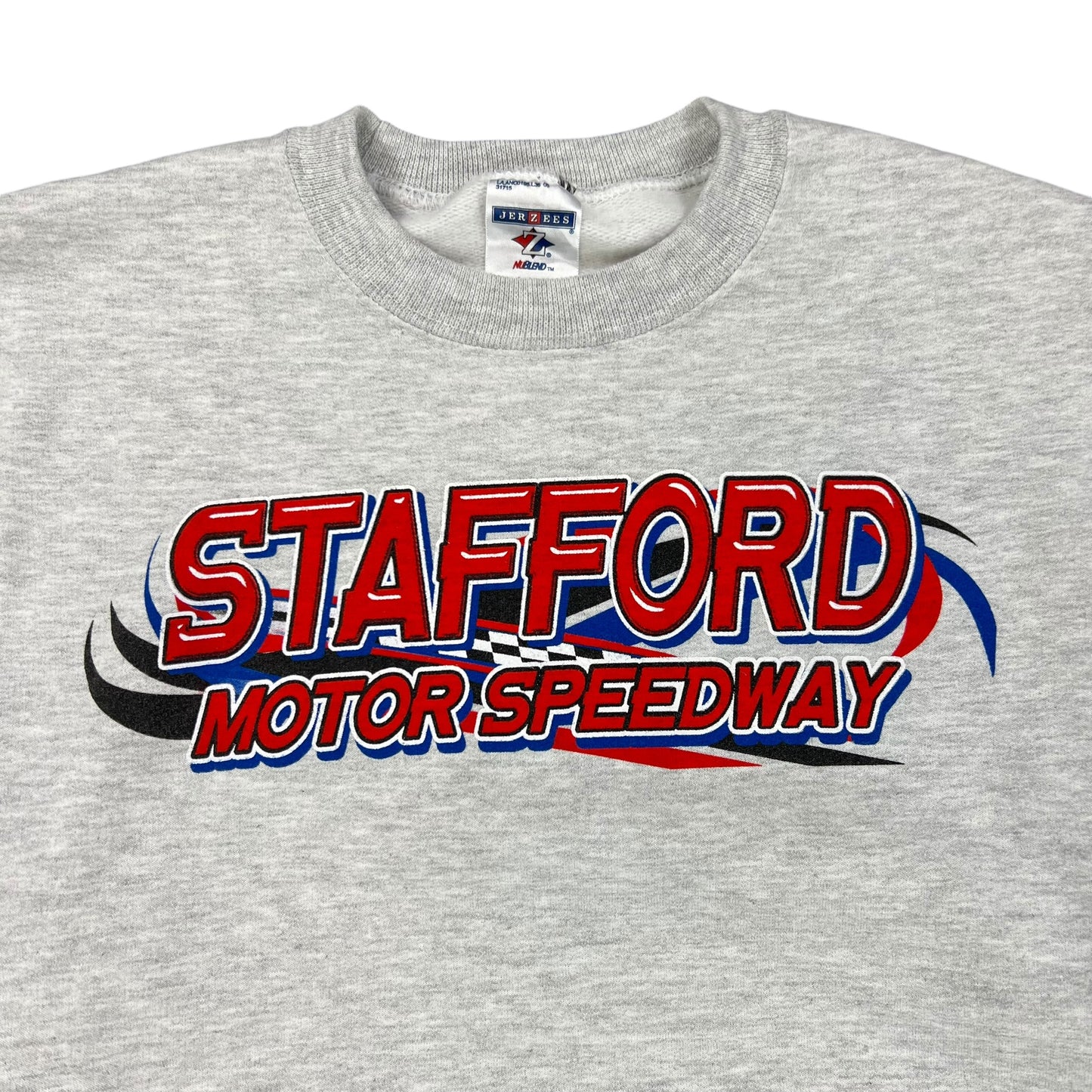 Vintage Y2K NASCAR Stafford Motor Speedway racing crewneck (S)