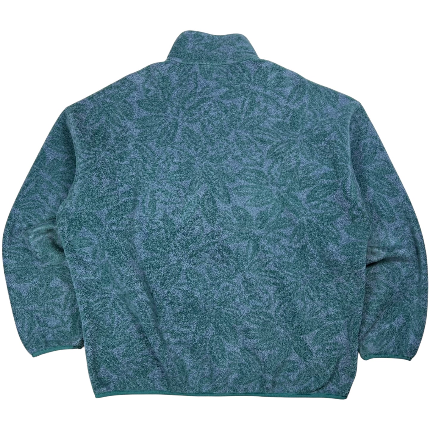 Vintage 1994 Patagonia Synchilla Tropical Sea Green AOP Snap T fleece (XL)