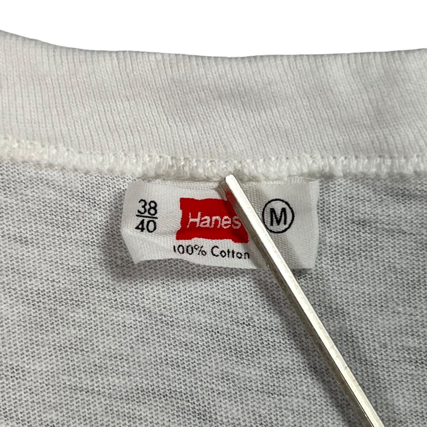 Vintage 1950s Hanes blank white tee (M)