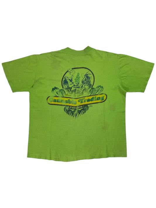 Vintage 1973 Cannabis Trading Company Marijuana pocket tee (L)