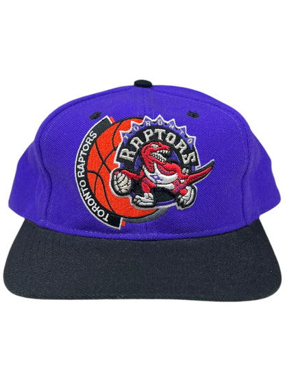 Vintage 90s The Game Toronto Raptors wool blend SnapBack