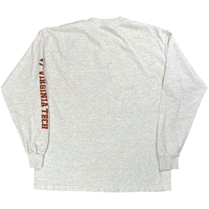 Vintage 2000 Virginia Tech Hokies football sugar bowl long sleeve print shirt (XL)