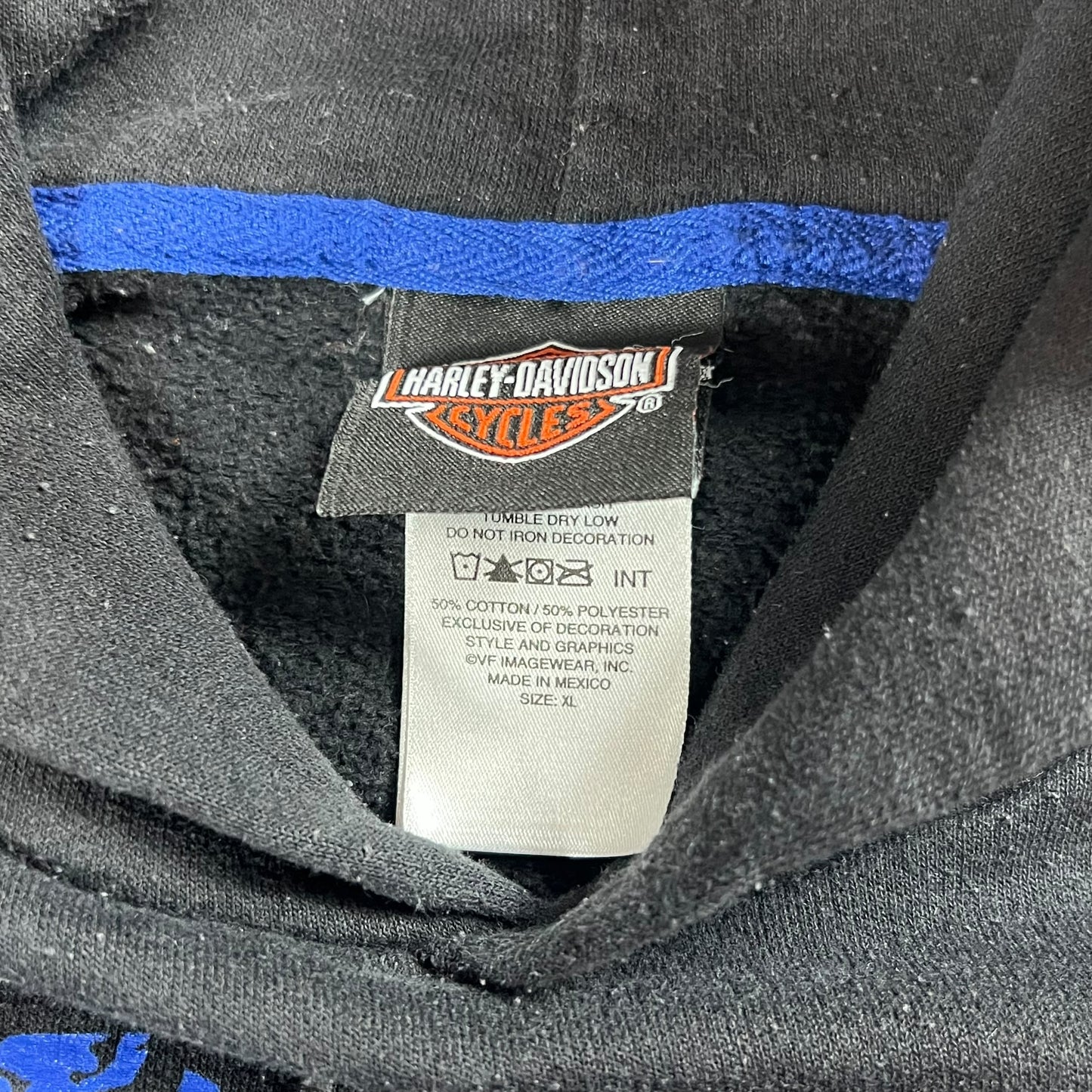 Vintage Y2K Harley Davidson Motorcycles HD hoodie (XL)