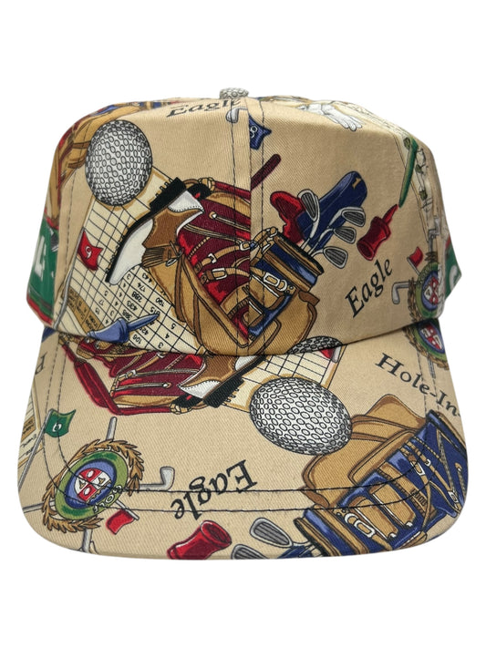 Vintage 90s Golf all over print SnapBack