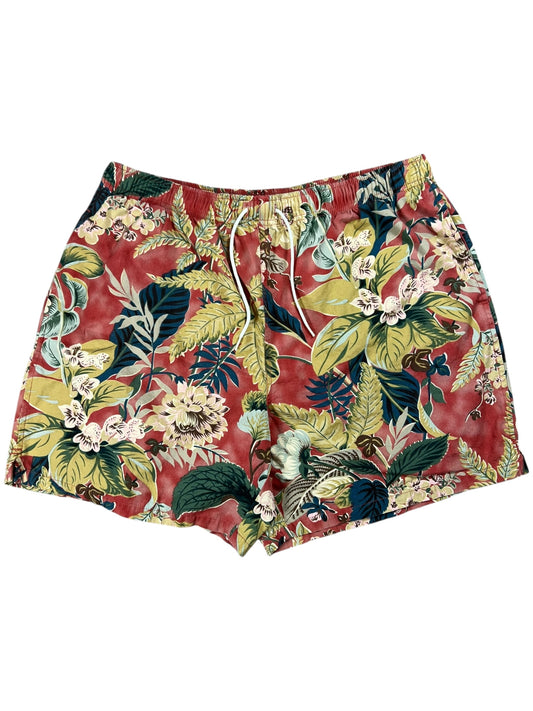 Vintage 90s Polo Sport Ralph Lauren floral all over print swim trunks shorts (XL)