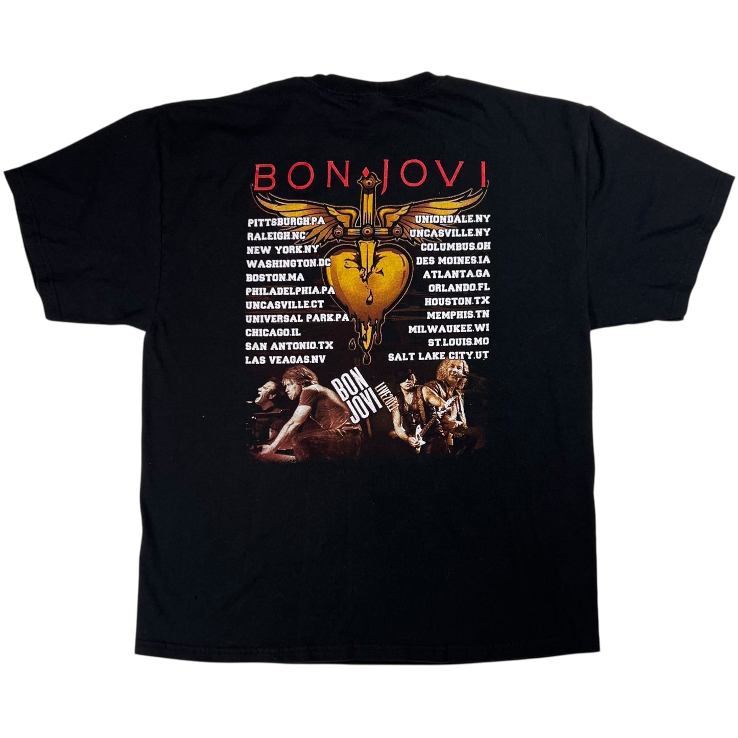2011 Hanes Jon Bon Jovi tour band tee (L)