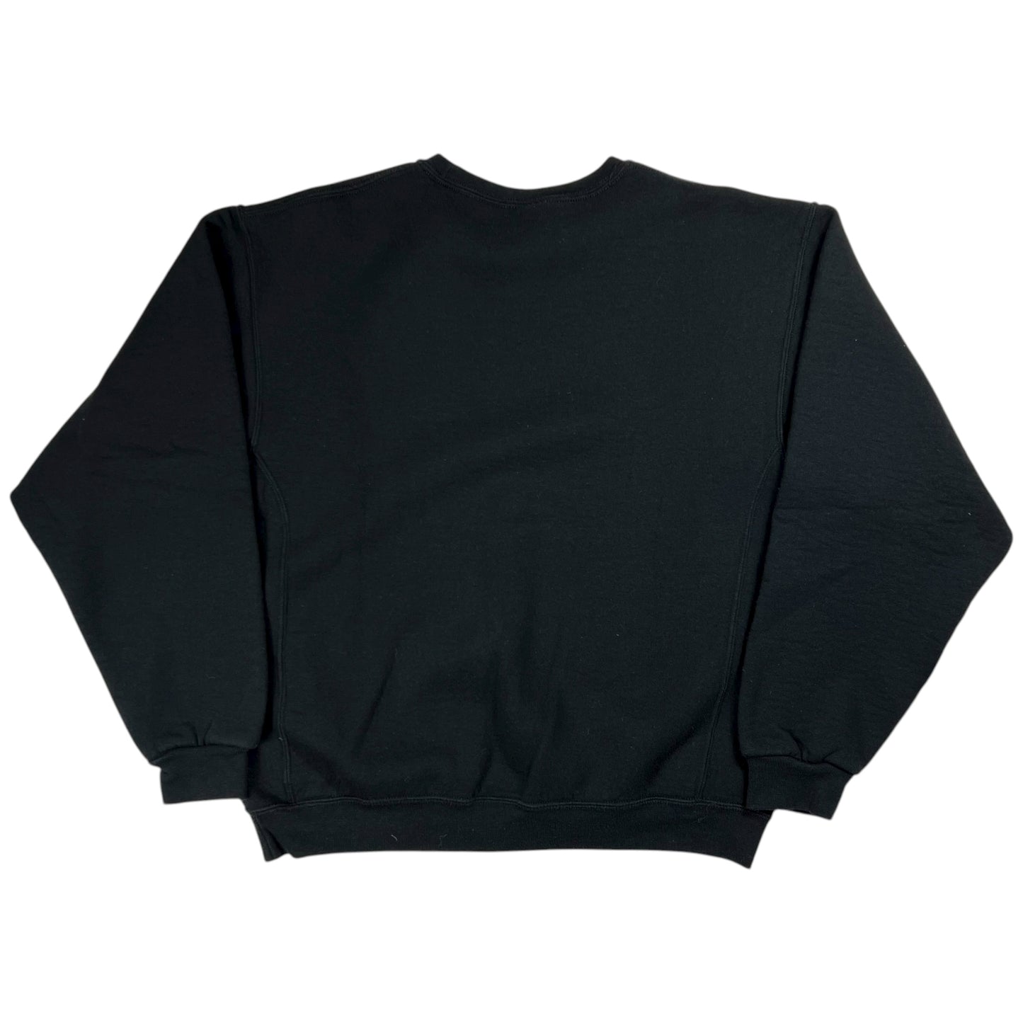 Vintage Y2K Russell Athletic black blank crewneck (L)