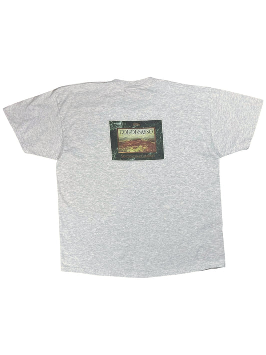 Vintage 1996 Col-Di-Sasso Sangiovese & Cabernet Banfi Vintners Wine tee (XL)