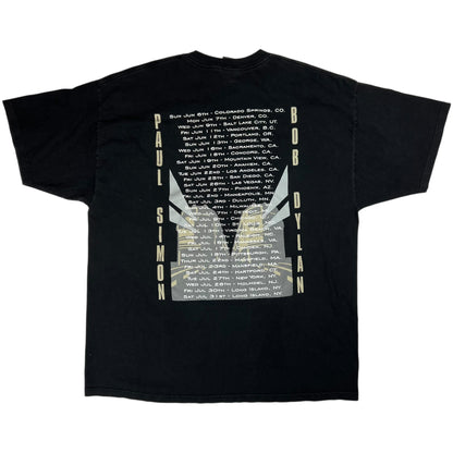 Vintage 1999 GIANT Paul Simon & Bob Dylan tour tee (XXL)