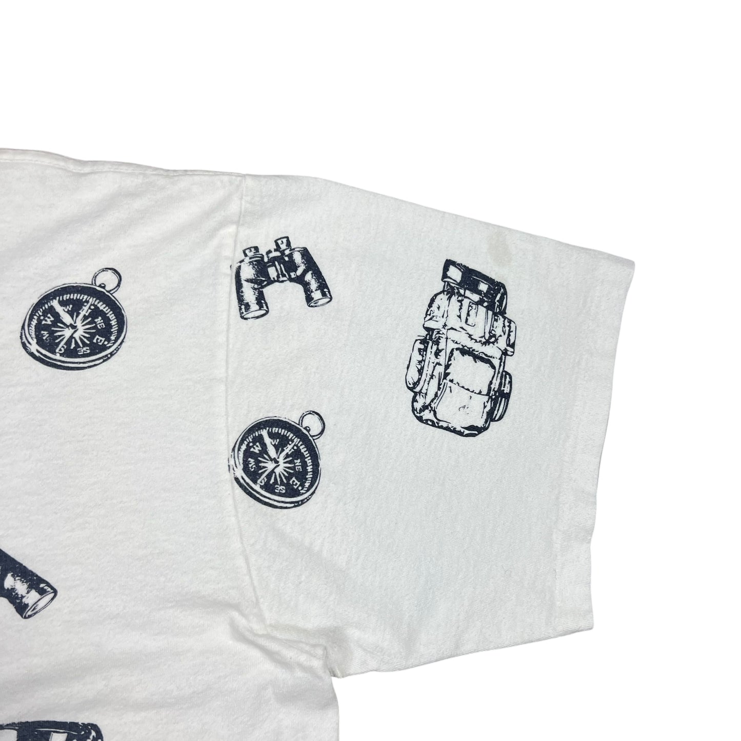 Vintage 90s Columbia Sportswear Company All Over Print tee (L)