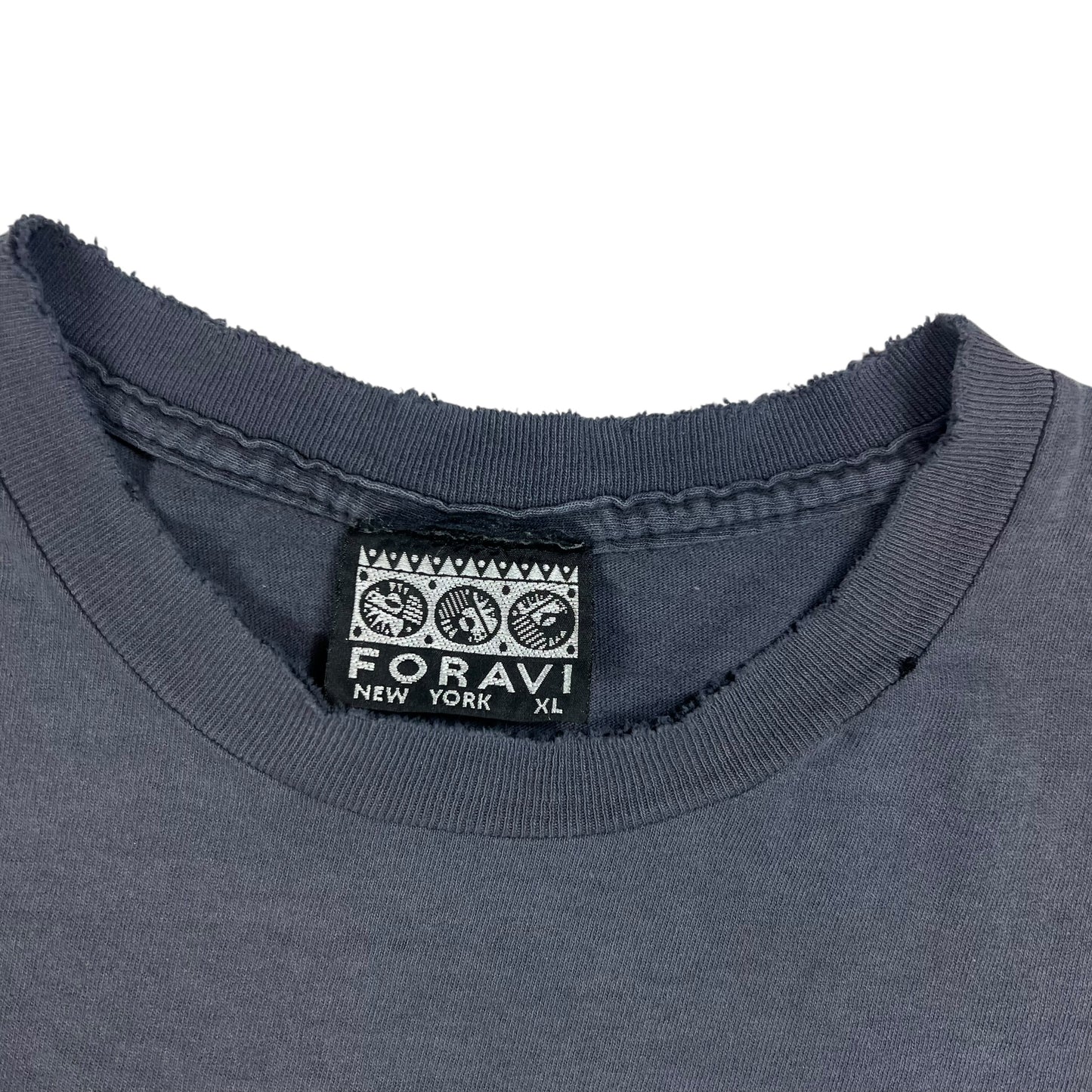 Vintage 90s Welcome to New York Bodybag faded & worn tee (XL)