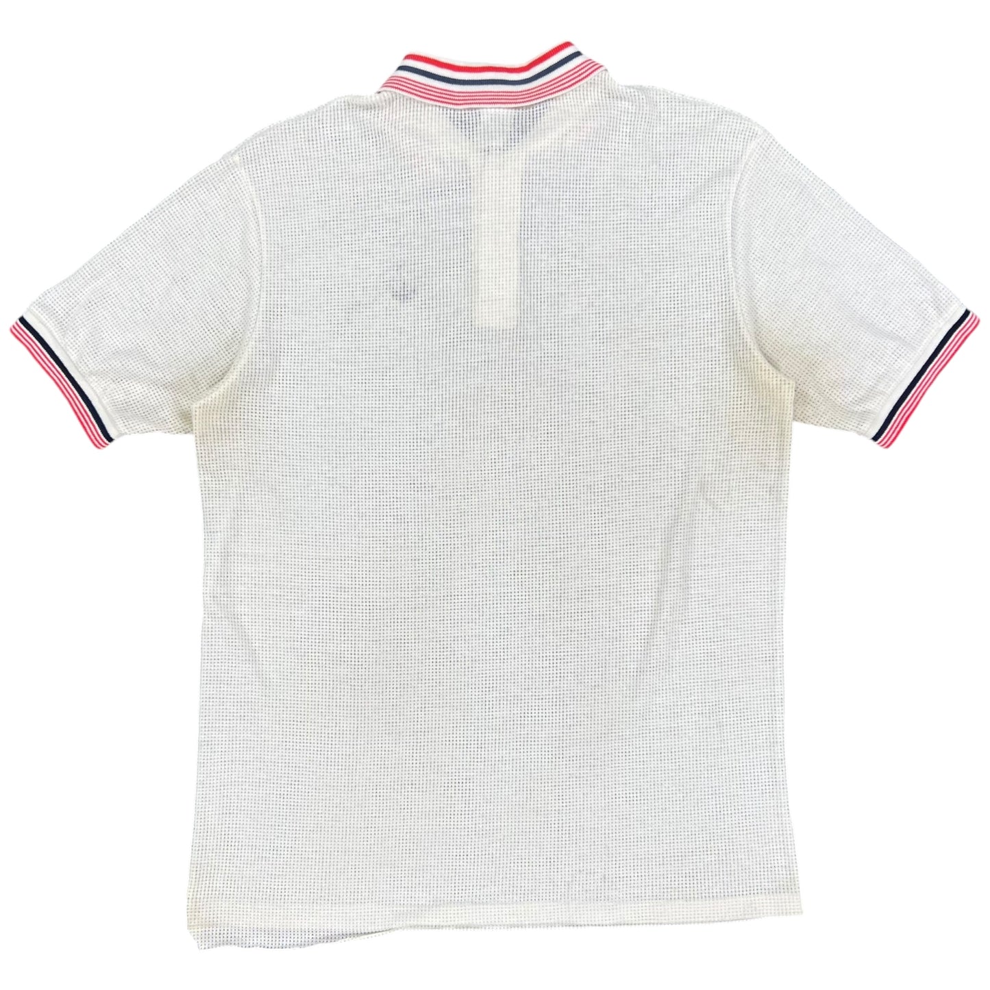 Vintage 80s Adidas USA made mesh polo shirt (M)