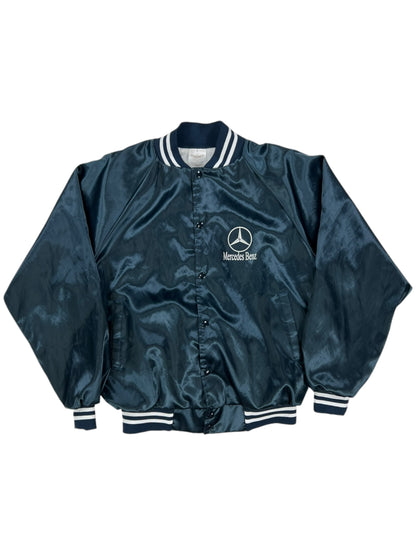 Vintage 90s Mercedes Benz satin jacket (L)