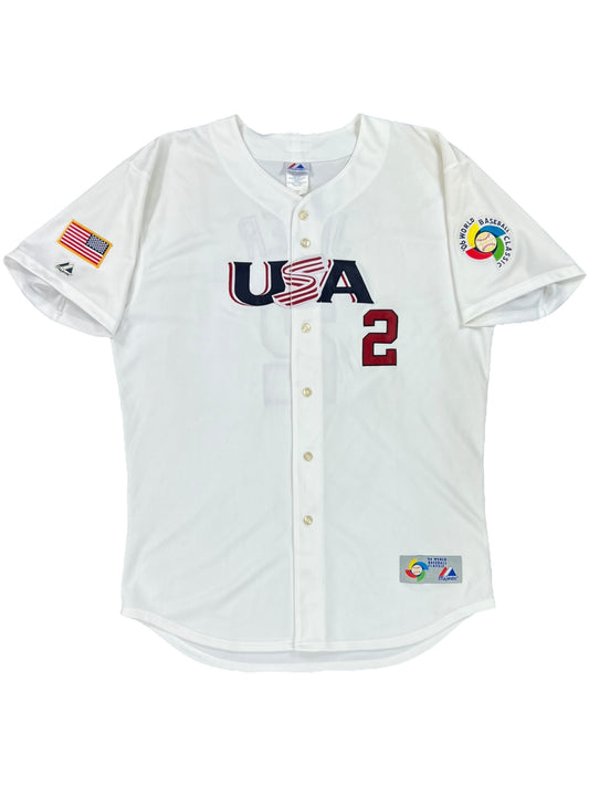 Vintage 2006 USA world baseball classic Derek Jeter jersey (XXL)