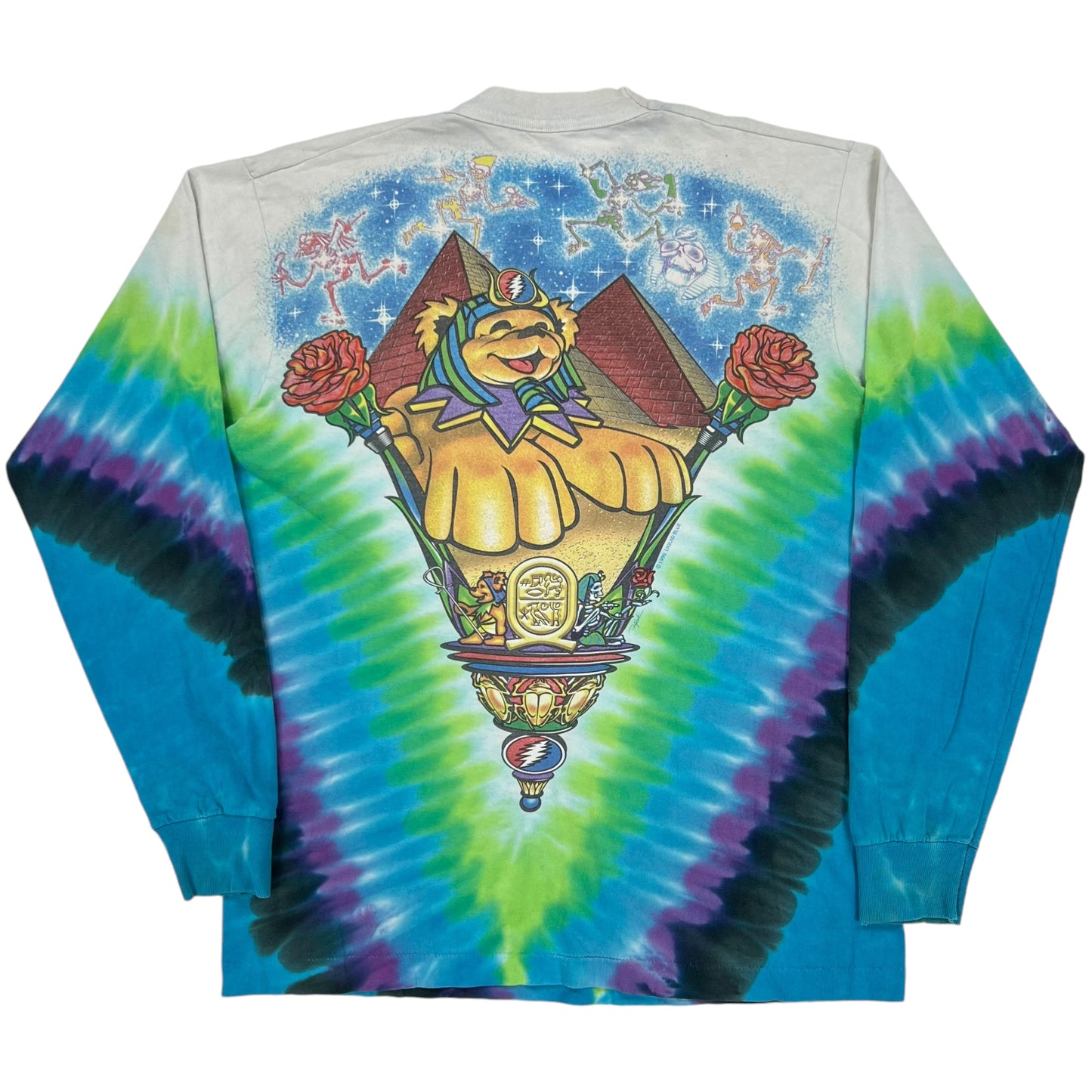 Vintage 1996 Liquid Blue Grateful Dead Pyramids long sleeve band shirt (L)