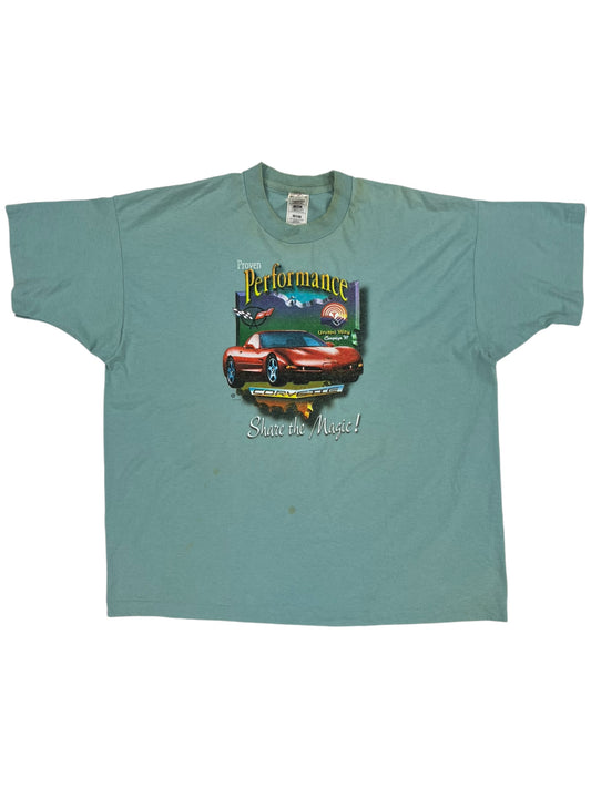 Vintage 1997 Corvette Proven Performance car tee (XL)