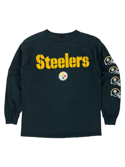 Vintage Y2K Pittsburgh Steelers NFL long sleeve print shirt (S)