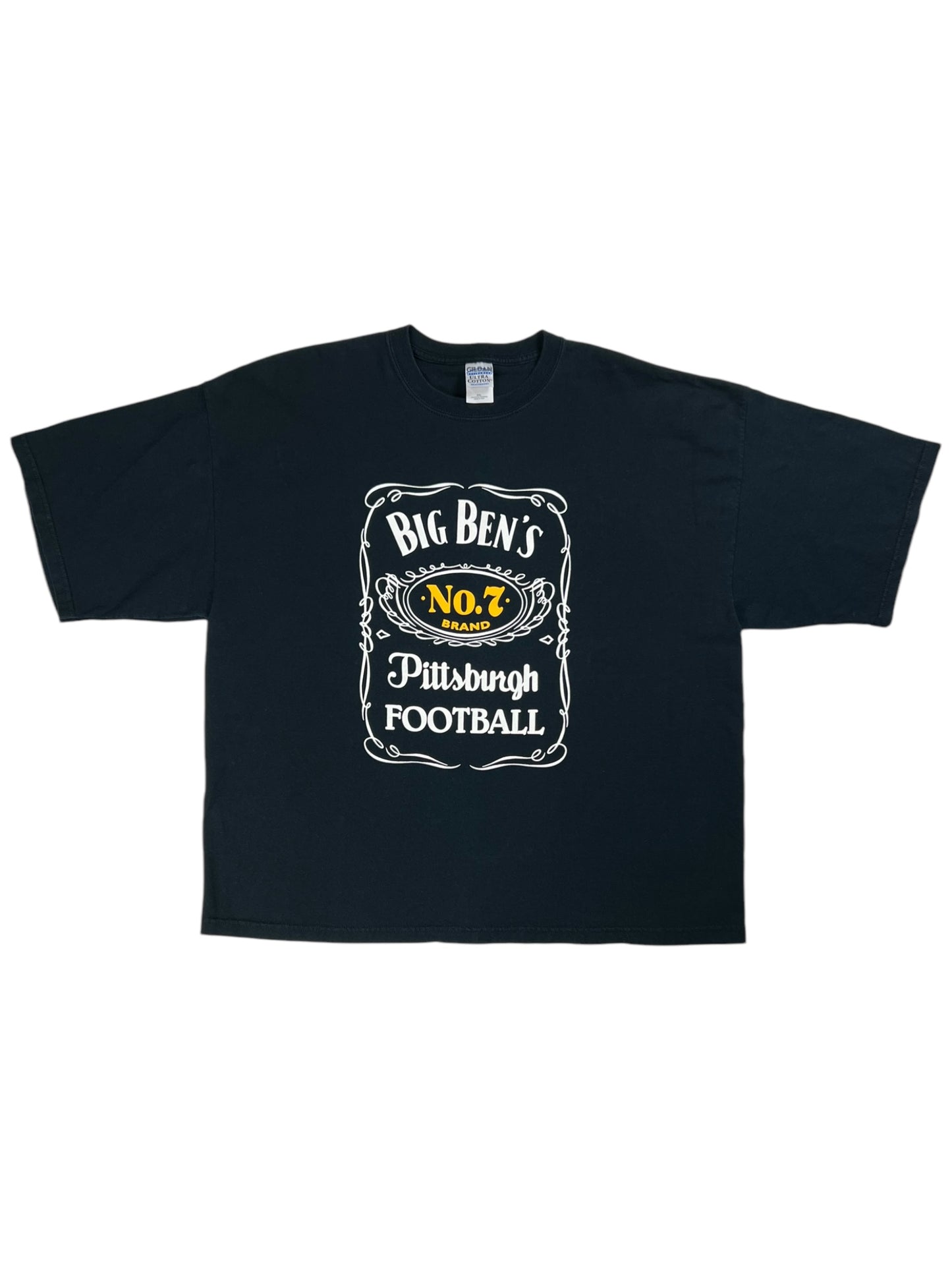 Vintage Y2K Pittsburgh Steelers Big Ben Roethlisberger whiskey tee (XXL)